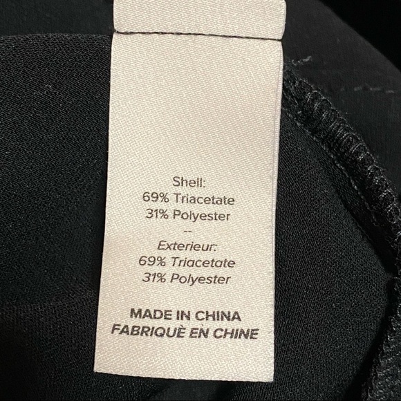 SOLD- cinq à sept Black Diana Cropped Wide Leg High Rise Pants Size 10 - Picture 11 of 13